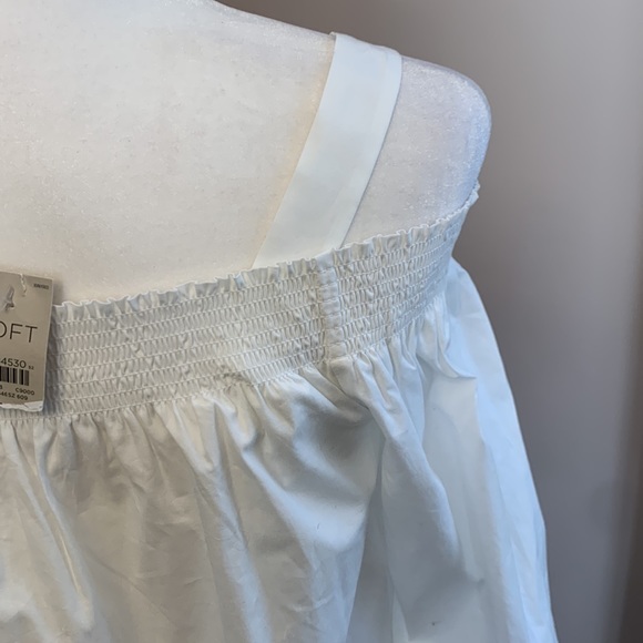 Loft white cold shoulder top - Picture 3 of 7